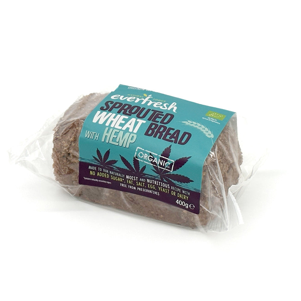 Organic Sprouted Wheat Loaf with Hemp Seeds