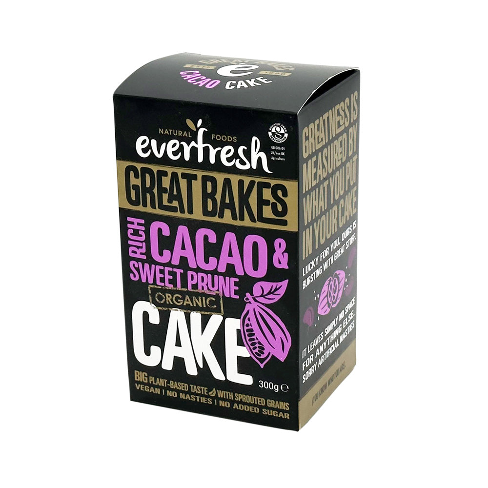 Great Bakes - Organic Rich Cacao &amp; Sweet Prune Cake