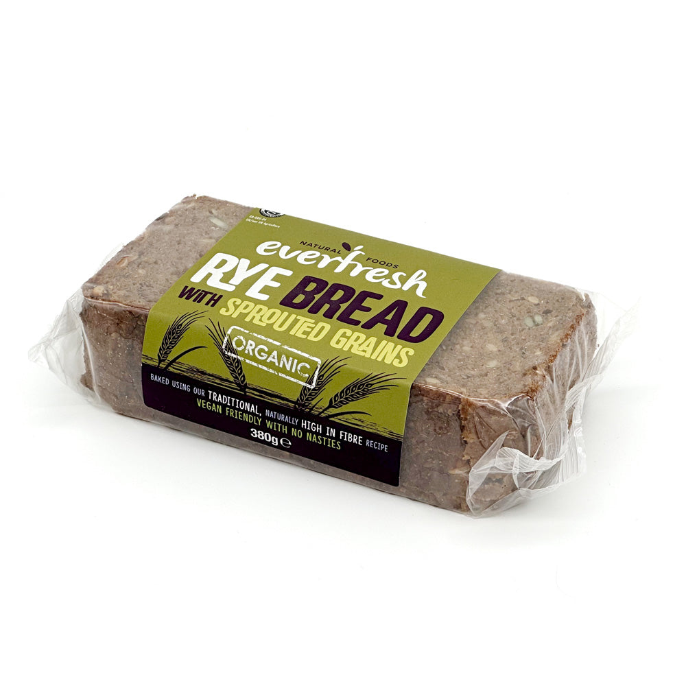 Organic Sprouted Rye Loaf - Sliced